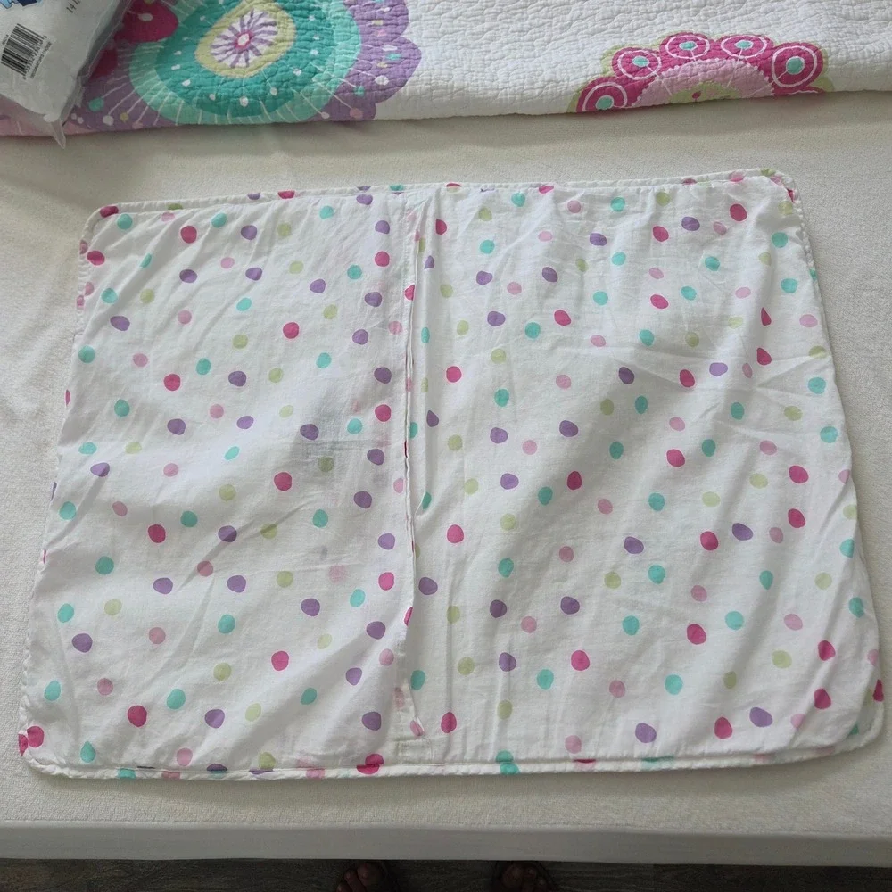 Cynthia Rowley Sophia Twin Quilt 2Pc Set Pink Turquoise Floral Polka Dot Boho